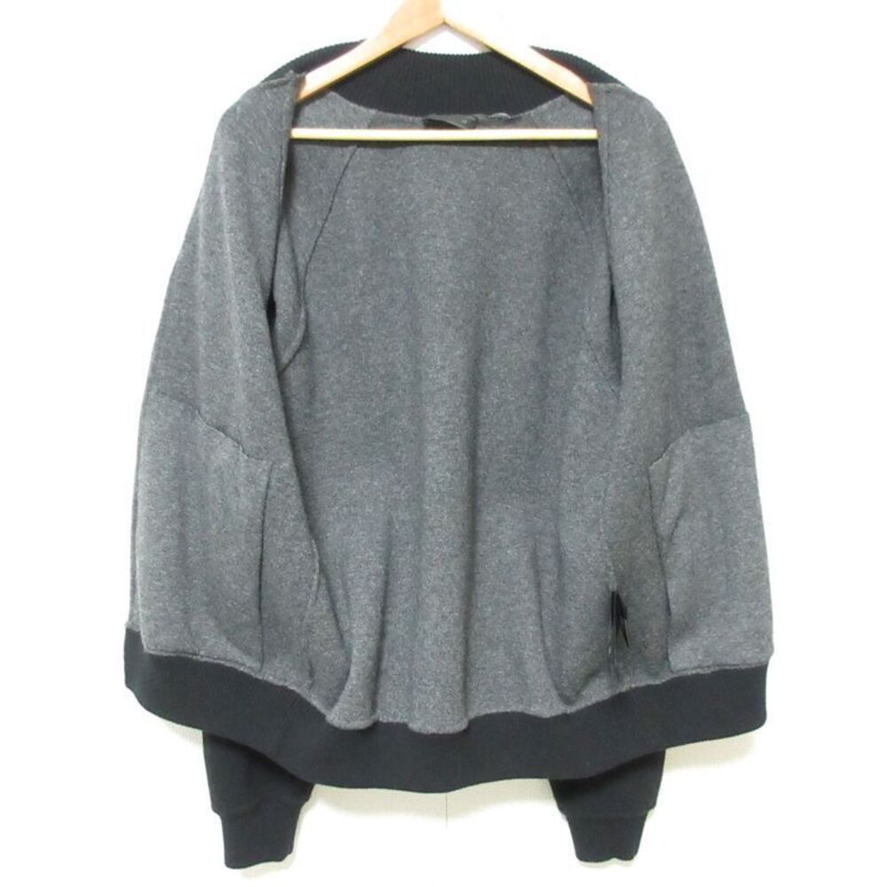 Prada Elbow Patch Zip Up Knit Jacket Blouson Size… - image 3